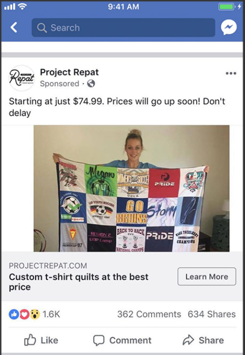 Facebook Ads Example