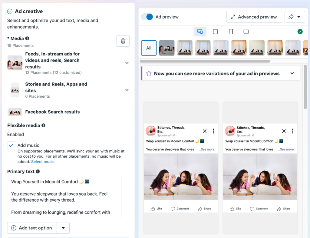 Facebook Ads Ad Creatives