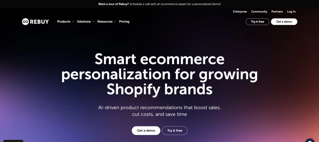 Rebuy Personalization Engine