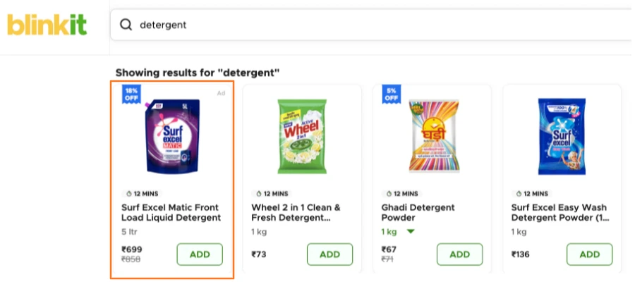 Blinkit Ads