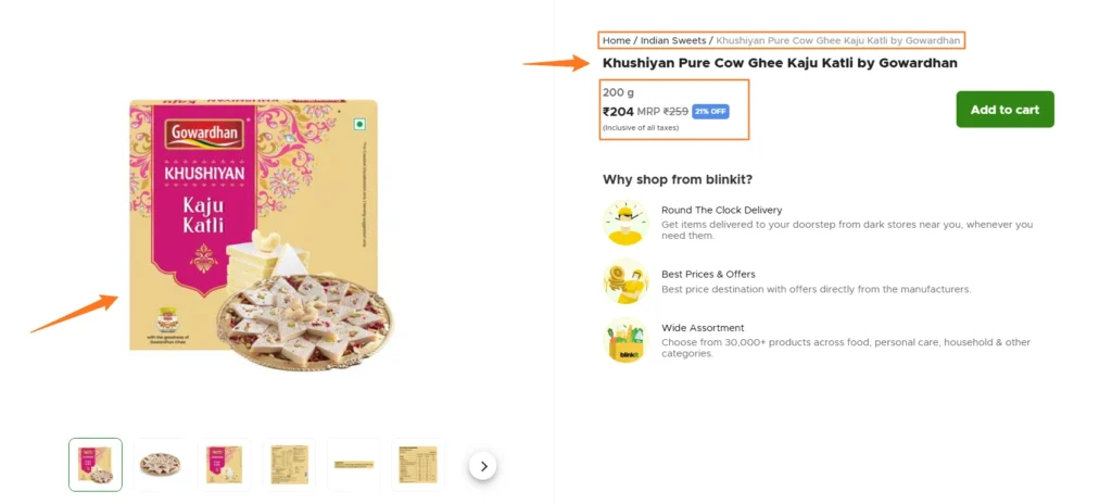 Optimize Products on Zepto and Blinkit