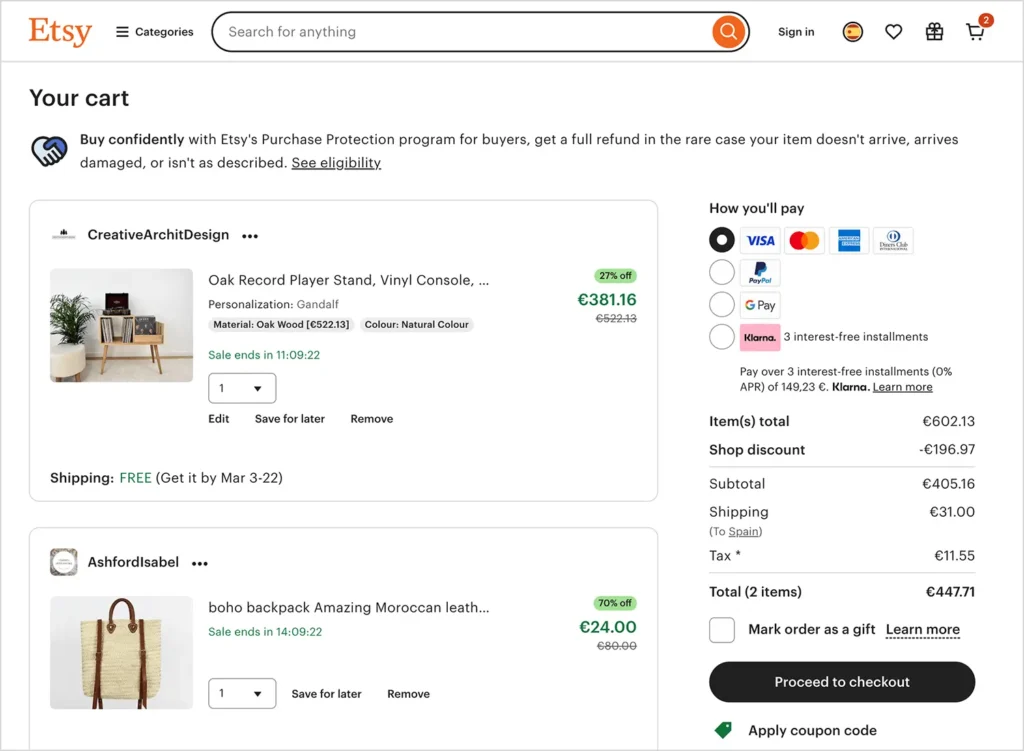 Ecommerce Cart Optimization