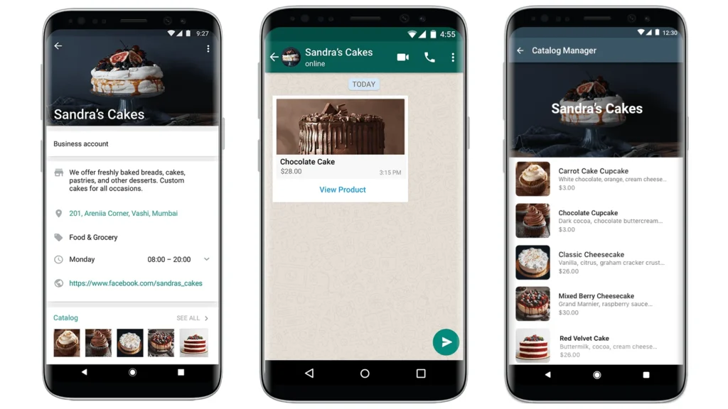 WhatsApp Business Product Catalogs